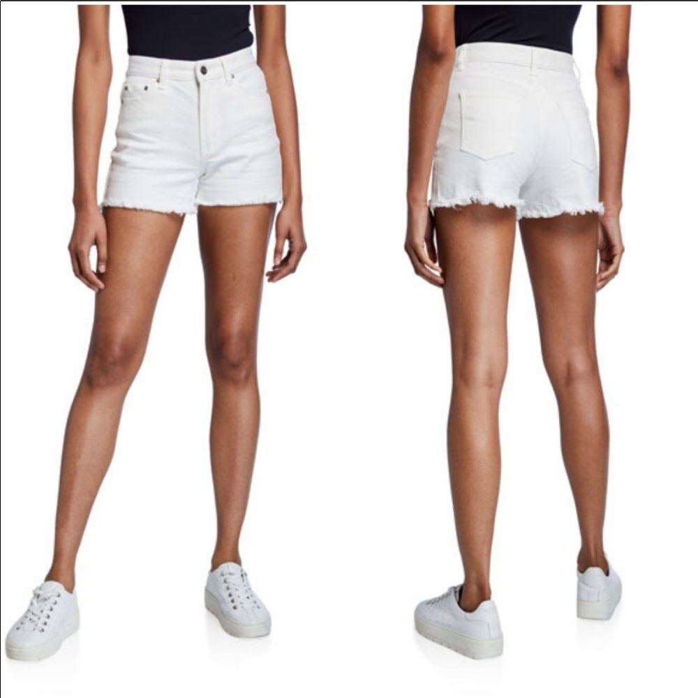 Neiman Marcus White Evidnt Shorts
